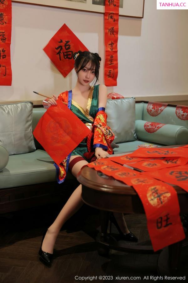 玥儿玥  [XiuRen]高清写真图 2023.01.20 No.6167 玥儿玥er 新春美腿第3张图片